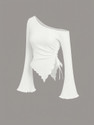 SUKARMI Casual Solid Women White Top