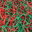 Sukh Red Green Crinkle Paper Filler - Shredded Paper, Gift Basket Box Wrap