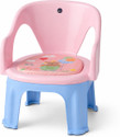Sukhson India Kids Strong and Durable Plastic Chair with Cushion Base Plastic Chair