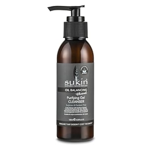 sukin oil balancing purifying gel cleanser pump 125ml