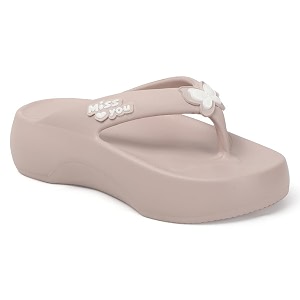Sukun BTRFLY Womens Soft Anti-Skid Flip-Flops Stylish