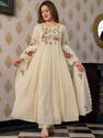 Sulavra Embroidered Kurta TrouserPant Dupatta Set