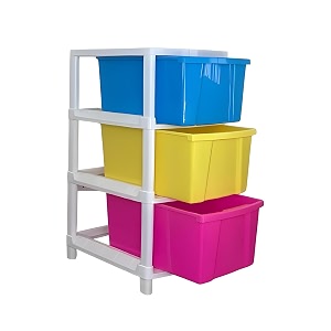 sulfar 3xxl plastic modular drawer system for home office hospital parlor school doctors home and kids 38cmx30cmx60cm 3xxl multicolor
