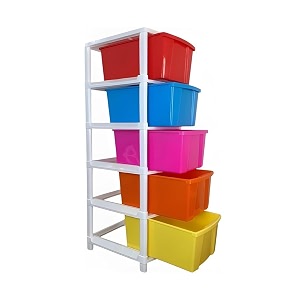 sulfar 5xxl plastic modular drawer system for home office hospital parlor school doctors home and kids 38cmx30cmx98cm 5xxl multicolor