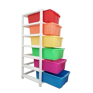 sulfar 6xl plastic modular drawer system for home office hospital parlor school doctors home and kids product dimension when assembeled 38cmx30cmx116cm 6xl multicolor