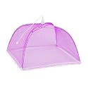 Sulfar Food Cover Umbrella Tent Mosquito Protection Mesh Screen Reusable and Collapsible Outdoor Picnic BBQ Food Covers Net for Flies Bugs &amp; Mosquitoes (Multicolor)