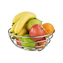 Sulfar Metal Fruit Bowl Centerpiece for Kitchen and Dining Room Countertops, Tables, Buffets, Refrigerators