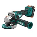 Sulfar Power Action BAG20A 20V Heavy Duty Cordless Angle Grinder (Solo Tool), Brushless Motor, 100/125 mm, M14, 8400 RPM (BAG20A)