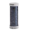 Sulky of America Holoshimmer Polyester Metallic Thread, 250 yd, Artic Black
