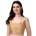 Sumaira Tex Women39s Deep Neck Silk Sleeveless