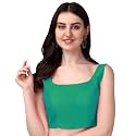 Sumaira Tex Women39s Deep Neck Silk Sleeveless