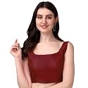 Sumaira Tex Women39s Deep Neck Silk Sleeveless