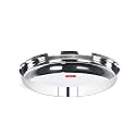 Sumeet 22 Gauge Stainless Steel Traditional Dinner Plate/Thali 28.5Cm (2Ltr) - 1 Pc
