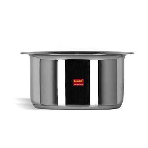 sumeet stainless steel induction bottomencapsulated bottominductionampgas stove friendly containertopecookware with lid size no101 liter