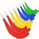 Sumind 8 Pcs Shofar Horn for Kids, Rosh Hashanah Gifts, Dopamine Color