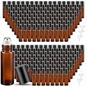 Sumind Essential Oil Roller Bottles, 250 Pcs Bulk, Amber