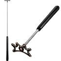 Sumind Retractable Pool Cue Bridge Stick Adjustable Removable Head, Black