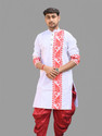 Sumit online Men Self Design Straight Kurta