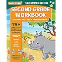 The Summer Before Second Grade School Workbook: Bridging First Grade to Second Grade for Kids Ages 7 - 8 with 75+ Activities, Spelling, Reading, English, Math, and Time (Gold Stars Series)