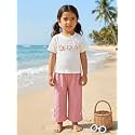 Summer Cotton dress for kids and childs|||N,H,Pink crape dress