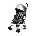 3Dlite ST Convenience Stroller, Black &amp; Gray - Lightweight Stroller with Steel Frame, Large Seat Area, Multi-Position Recline, Large Storage Basket - Infant Stroller for Travel and More