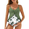 Summer Mae Maternity Swimsuit One Piece Ruffle Pregnancy Bathing Suit