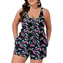 Summer Mae Plus Size Swim Romper for Women One Piece 2026 Modest Swimsuit
