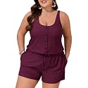 Summer Mae Plus Size Swim Romper for Women One Piece 2026 Modest Swimsuit