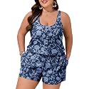 Summer Mae Plus Size Swim Romper for Women One Piece 2026 Modest Swimsuit
