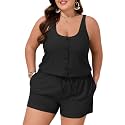 Summer Mae Plus Size Swim Romper for Women One Piece 2026 Modest Swimsuit