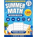 Summer Math Workbook 1-2 Grade: Addition, Subtraction, Multiplication, Telling Time, and Fractions Exercises for a Smooth Transition from 1st to 2nd Grade (Nermilio Grade 2 Math Series)