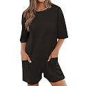 Summer Rompers for Women 2026 Spring Flowy Dressy Casual Petite Jumpsuits Beach Comfy Linen Athletic Overalls