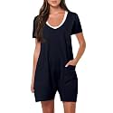 Summer Rompers for Women 2026 Spring Flowy Dressy Casual Jumpsuits Beach Comfy Linen Athletic Date Night Overalls