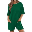 Summer Rompers for Women 2026 Spring Flowy Dressy Casual Petite Jumpsuits Beach Comfy Linen Athletic Overalls
