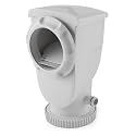 Summer Waves SkimmerPlus 600GPH Skimmer Filter Pump System with 1.25" Circle Connection and Hose for Above Ground Swimming Pools