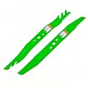 SummerCool 21" Mulching Blades Replace for EGO 21 Inch Mowers LM2130SP LM2135SP LM2156SP LM2150SP LM2130 LM2133,AB2101D Lawn Mower Replacement Blades 21 Inch,Green