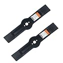 SummerCool 25" Mower Blades Replacement for Greenworks 25 inch Lawn Mowers MO60L427 MO40L515 LMB406 LMB405,2952002 Dual Mower Blades Set (2 Pack),Black