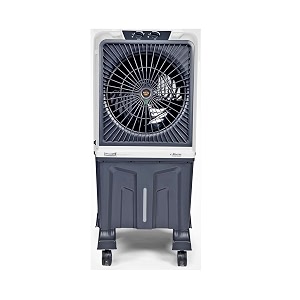 summercool alvaro 95lts commercial air cooler for homeoffice  45ft powerful air throw  desert cooler  inverter compatible  honeycomb  1 year warranty  grey