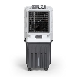 summercool solitaire tower air cooler with wheel  75ltr tank  automatic water inlet  auto swing  30ft air throw  inverter compatible  honey comb  12 inch fan  ideal for living room 75l