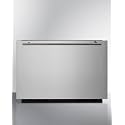 Summit 24” Drawer Refrigerator, 1.6 cu.ft. Capacity, Stainless Steel, Panel Ready Capable*- FF1DSS24 (*Panels not included)