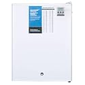 Summit Appliance FS30LPLUS2 Accucold Compact All-Freezer, 1.8 cu.ft Capacity, Manual Defrost, Wire Shelving, Adjustable Thermostat, Buffered Temperature Probe, NIST Calibrated Thermometer