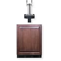 Summit Appliance SBC58BLIFFLTWADA Built-In Floating Tap Beer Kegerator; ADA-compliant; 5.8 cu.ft Capacity; Automatic Defrost; Integrated Stainless Steel Panel-ready Door Frame (Panels Not Included)