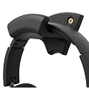 Sumora Wall Mount Headphone Holder with Screws & Wall Plugs | Headset Hanger for Gaming Headphones | Space Saving Headphone Stand for Desk, Studio & Office | Black