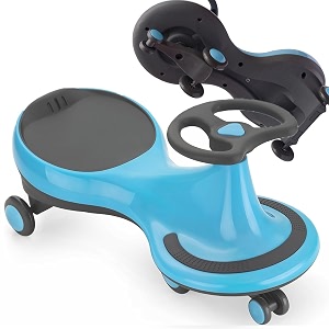 industries ride on toy easy to ride 360 steering twist amp push movement non-battery toy 2 to 12 years blue