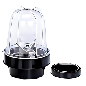 sun enterprises chutney mixer grinders jars stainless steel with teeth lock and strong coupler suitable for all mixers grinder kitchen accessories for dry wet mixture dosa batter 300ml juicer jar