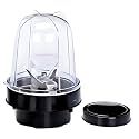 SUN ENTERPRISES Chutney Mixer grinders Jars Stainless Steel with Teeth Lock and Strong Coupler Suitable for All Mixers Grinder Kitchen Accessories for Dry Wet Mixture Dosa Batter (300Ml Juicer Jar)
