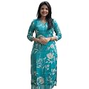 Sun Fashion And Lifestyle Rayon Printed Straight