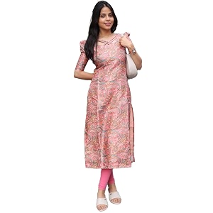 Sun Fashion And Lifestyle Womens Chanderi Stitched