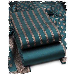 sun fashion and lifestyle woven dress material for women jacquard 1 free size