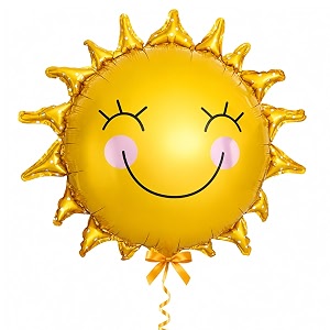 Sun Foil Balloon for Kids Birthday Party